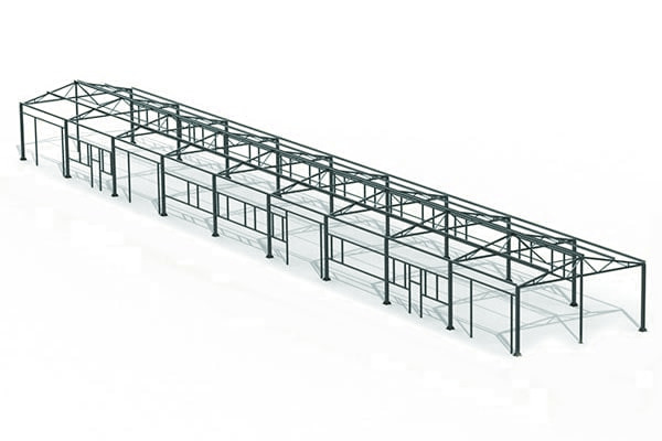 Проект здания 8x54x4 м